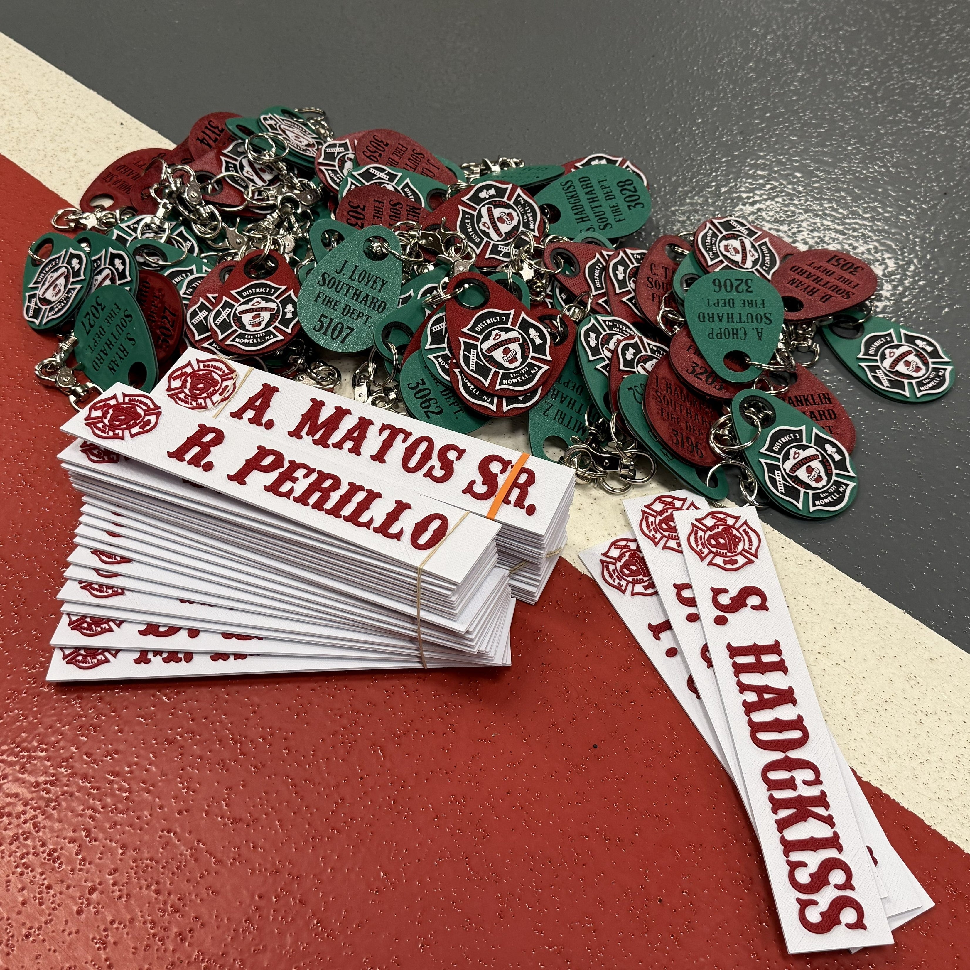 Personalized Locker Nameplate for First Responders
