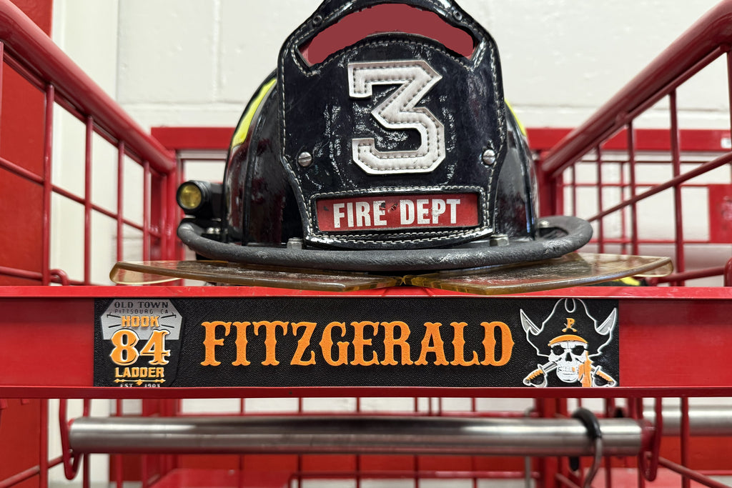 Personalized Locker Nameplate for First Responders
