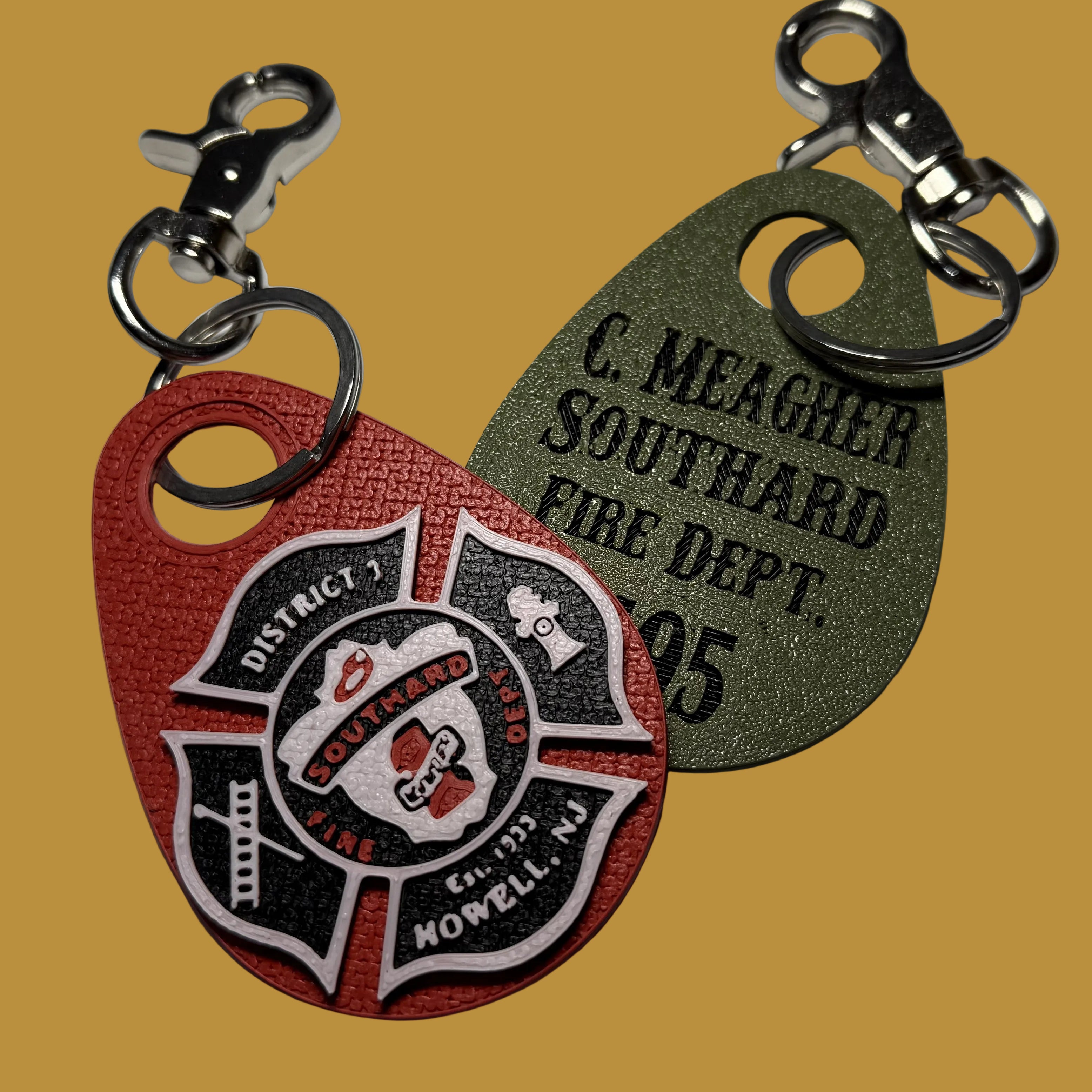Custom Firefighter Accountability Tags — 2-Pack