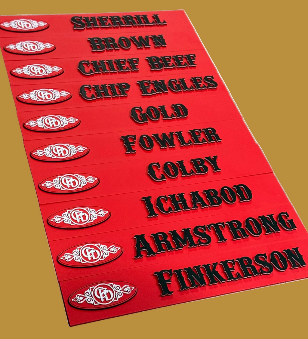 Personalized Locker Nameplate for First Responders