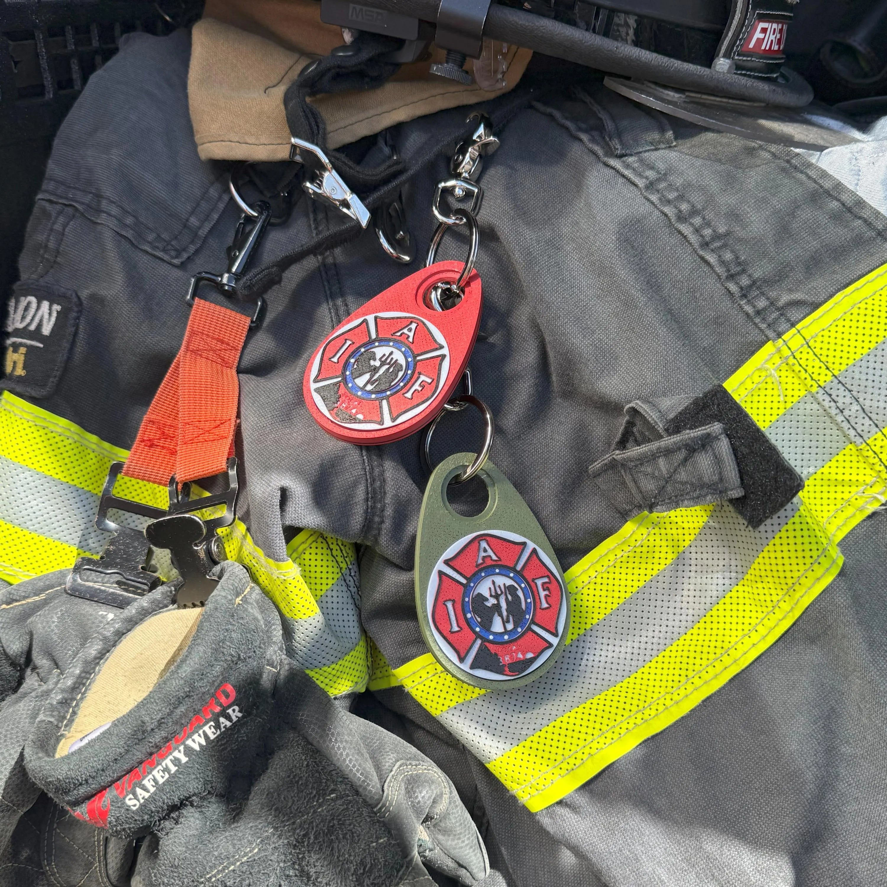 Custom Firefighter Accountability Tags — 2-Pack