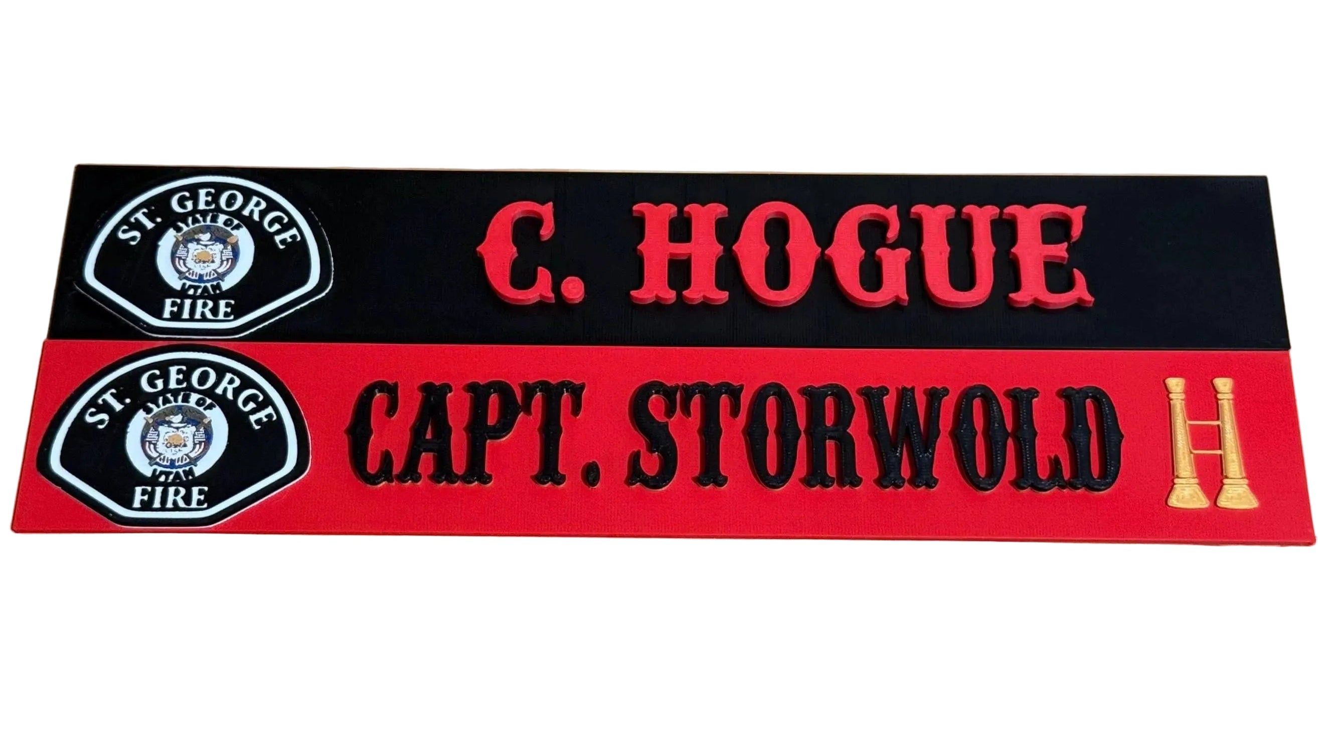 Personalized Locker Nameplate for First Responders